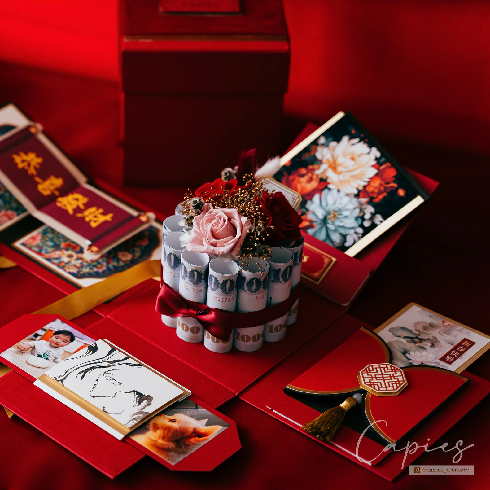 🏵️花獻有錢手工禮物盒