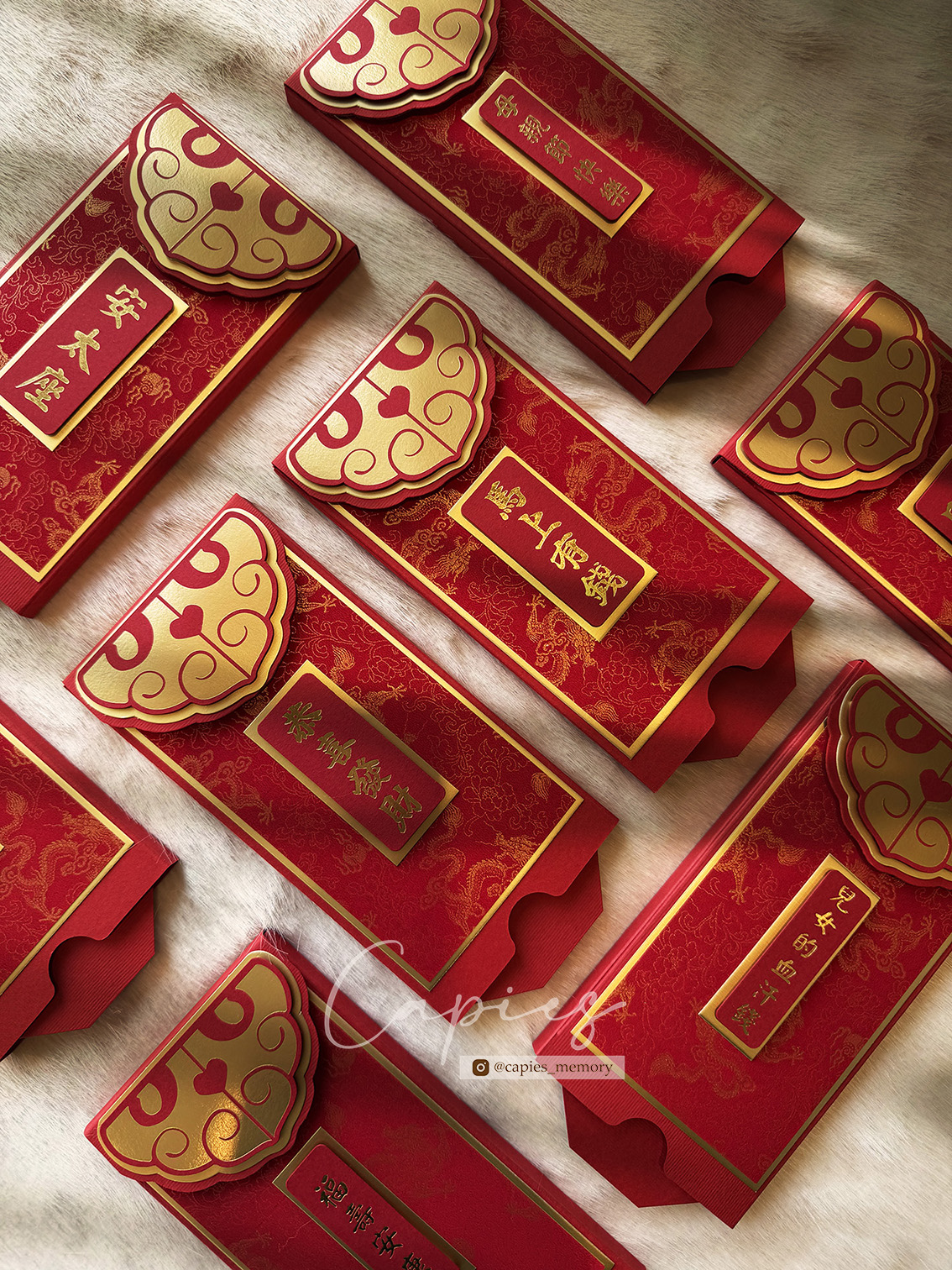 龍袍機關紅包盒，原創抽屜式設計的大份量新年紅包盒